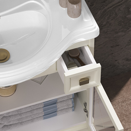 Мебель для ванной Opadiris Борджи Z0000012561 85 слоновая кость