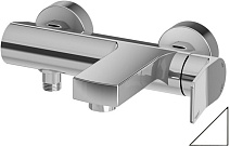 Смеситель Paffoni Tilt TI022BO для ванны с душем, белый Смеситель Paffoni Tilt TI022BO для ванны с душем, белый