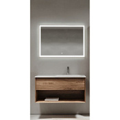 Мебель для ванной Sancos Marmi 1.0 MR1.0100RECH 100 R дуб чарльстон/белый