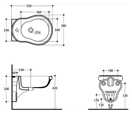 Биде подвесное Migliore Bella 20595