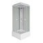 Душевая кабина Niagara Promo P100/26Q/MT 100x100x215 L/R стекло матовое/профиль белый - фото 2