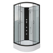 Душевая кабина Niagara Classic NG-6701-14BKG 90x90x200 стекло прозрачное/профиль черный