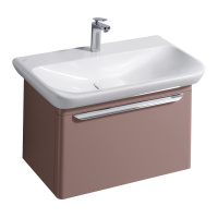 Тумба с раковиной Geberit myDay 824081000 68х40 какао с молоком
