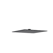 Верхний душ Boheme Qubic 421-B черный