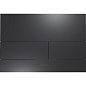 Кнопка смыва Tece Square II 9240833  черная матовая