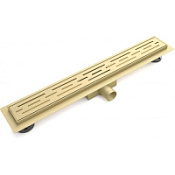 Душевой лоток Esbano Meta M-RAIN-60SG с решёткой, золото