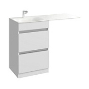 Тумба под раковину Aqwella Forma FOR01052 55 белая
