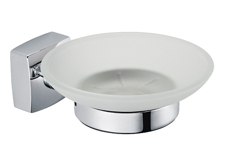Мыльница стекло Fixsen Kvadro FX-61308 хром