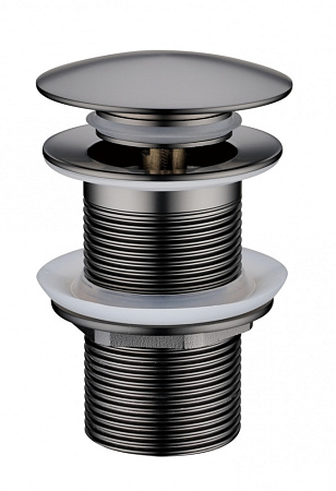 Донный клапан Boheme 612-GM для раковины, оружейная сталь