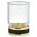 Стакан Boheme Royal Cristal 10931-G-B для зубных щеток, золото/черный