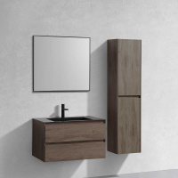 Мебель для ванной Vincea Luka VMC-2L800RO 80 подвесная, 2 выкатных ящика, R.Oak
