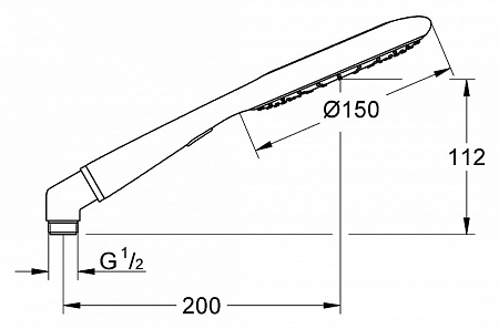 Душевая лейка Grohe Rainshower Icon 150 27633000