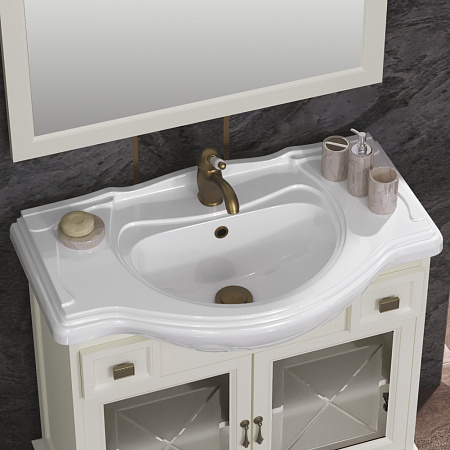 Мебель для ванной Opadiris Борджи Z0000012561 85 слоновая кость