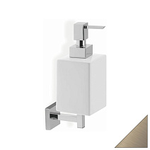 Дозатор для жидкого мыла Stil Haus Urania U30(36-BI) никель сатин/белый Дозатор для жидкого мыла Stil Haus Urania U30(36-BI) никель сатин/белый