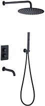 Душевой комплект Allen Brau Priority 5.31014-31 черный матовый