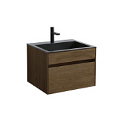 Тумба с раковиной Vincea Chiara VMC-2C600TO 60 подвесная, 1 выкатной ящик, T.Oak