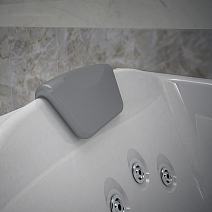 Подголовник для ванны Радомир 1-18-0-0-0-801 прямоугольный, навесной, серый Подголовник для ванны Радомир 1-18-0-0-0-801 прямоугольный, навесной, серый