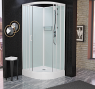 Душевая кабина Frank F408 М White 80x80x220 без крыши, белый Душевая кабина Frank F408 М White 80x80x220 без крыши, белый