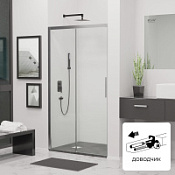 Душевая дверь RGW Leipzig LE-12 34121215-11 150x195 прозрачное/хром