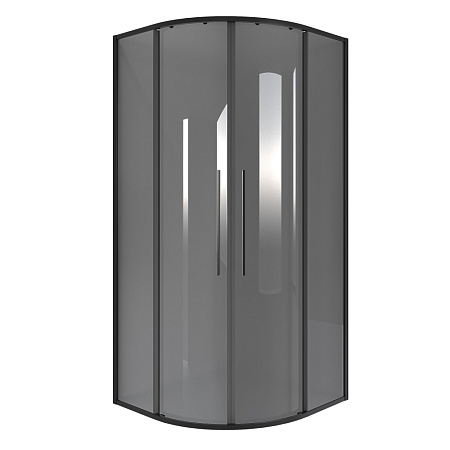 Душевой уголок Niagara Nova NG-2826-34BLACK 90x90x195 стекло тонированное/профиль черный матовый
