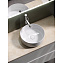 Мебель для ванной со столешницей Sancos Snob R 100 SNR100W+TT100A2X Bianco/Kreman - фото 7