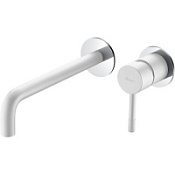 Смеситель Boheme Uno 465-WCR для раковины, белый/хром