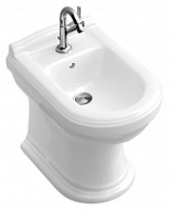 Биде напольное Villeroy & Boch Hommage Plus 744200R2 ярко-белый CeramicPlus Биде напольное Villeroy & Boch Hommage Plus 744200R2 ярко-белый CeramicPlus