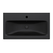 Мебельная раковина AM.PM Gem M90WCC0752BM 75 черный матовый TOTAL BLACK