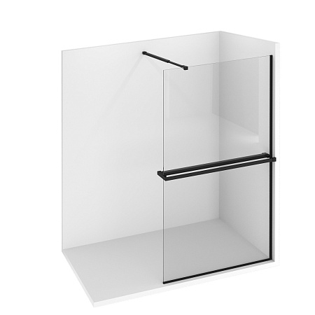 Полка-вешалка Niagara Nova NG8075B 80 черный матовый