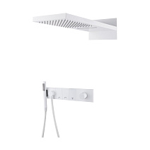 Душевой комплект Boheme Zodiac 132-MW для душа, белый матовый