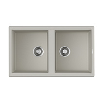 Кухонная мойка Omoikiri Tedori 86-2-WH 51x86x20 белый