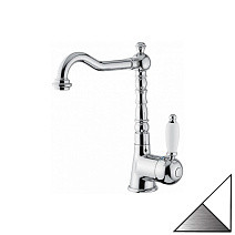 Смеситель Emmevi Laguna 40513BС для раковины, белый/хром Смеситель Emmevi Laguna 40513BС для раковины, белый/хром