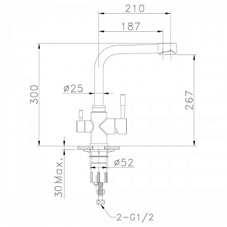 Смеситель Lemark Expert LM5061G для кухонной мойки, золото