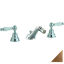 Смеситель Cisal Arcana Toscana TS00122027 для биде, на 3 отверстия, бронза Смеситель Cisal Arcana Toscana TS00122027 для биде, на 3 отверстия, бронза