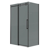 Душевой уголок Grossman Classic 120.K33.04.1080.21.10 99-101x78-80x195 тонированное/черный матовый