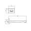Излив Villeroy & Boch Architectura Square TVT12500200064 для ванны, никель - фото 2