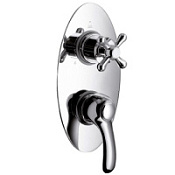 Смеситель Palazzani Palace 26213350+99273910 для ванны с душем, хром