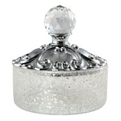 Контейнер Migliore Cristalia 16793 низкий, хром/swarovski