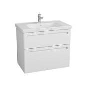 Тумба с раковиной OWL 1975 Otalia OW04.06.00 80, 2 ящика, белая Тумба с раковиной OWL 1975 Otalia OW04.06.00 80, 2 ящика, белая