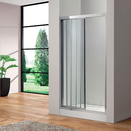 Душевая дверь в нишу Cezares Family FAMILY-BF-3-100-C-Cr-M 100 прозрачное стекло