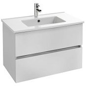 Тумба с раковиной Jacob Delafon Tolbiac EB2382-J5 80 раковина Ola, белый лак