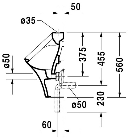 Писсуар Duravit DuraStyle 2805300000