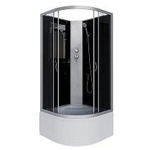 Душевая кабина Niagara Classic NG-2507-14BK 80x80x200 стекло тонированное/профиль серебро