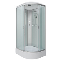 Душевая кабина Niagara Classic NG-33394-14L 130x90x215 стекло матовое/профиль серебро