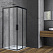 Душевой уголок Vincea Soft VSS-3SO100CLB 100x100x195 Easy Clean прозрачное/черный