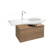 Тумба под раковину Jacob Delafon Stillness EB2002-P6 80 см, 1 ящик, натуральный дуб