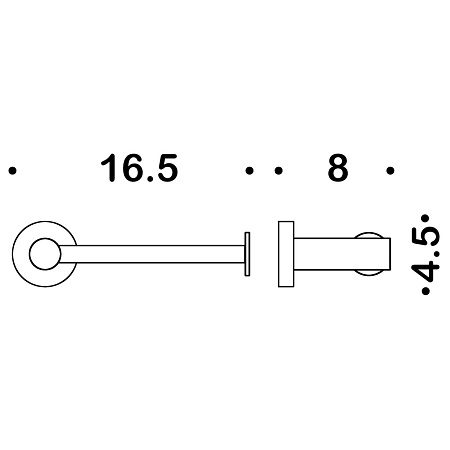 Держатель туалетной бумаги Colombo Plus W4908.NM черный матовый