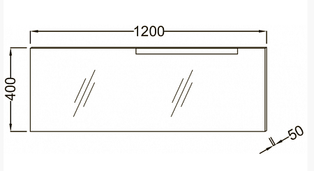 Зеркало Jacob Delafon Stillness EB2008-NF 120