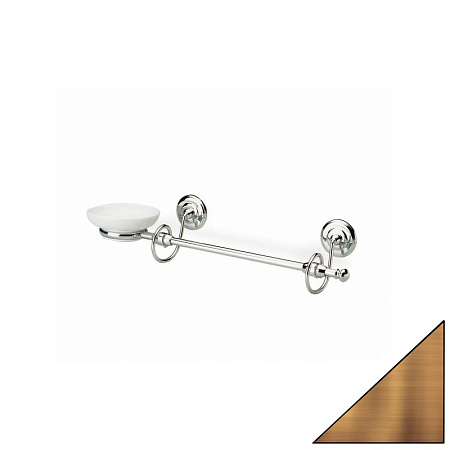 Полотенцедержатель Stil Haus Idra I69(25-BI) бронза/белый