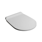 Крышка-сиденье для унитаза Simas Vignoni VI 004 bia с системой микролифт, белый/хром